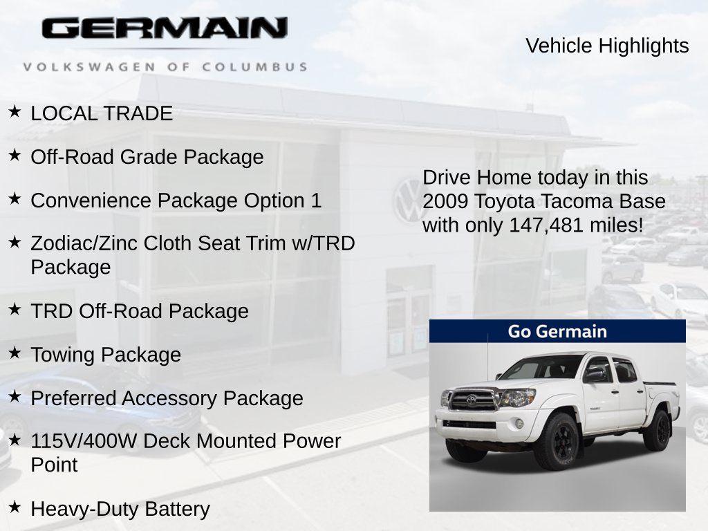 Used 2009 Toyota Tacoma 4x4 Double Cab w/ TRD Off-Road Pkg image 5