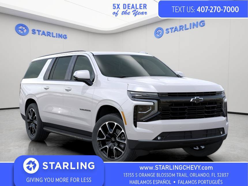 Certified 2025 Chevrolet Suburban RST w/ Comfort Package AWD/4WD image 1