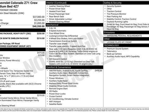 Used 2019 Chevrolet Colorado Z71 image 4