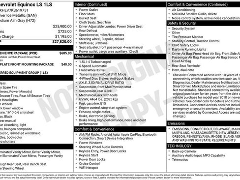 Used 2019 Chevrolet Equinox LS w/ LS Convenience Package image 28