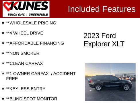 Used 2023 Ford Explorer XLT image 3