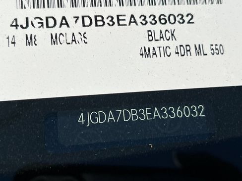 Used 2014 Mercedes-Benz ML 550 4MATIC image 2
