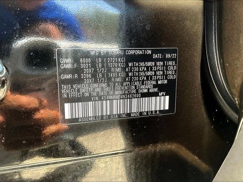 Used 2022 Subaru Ascent Limited AWD/4WD image 18