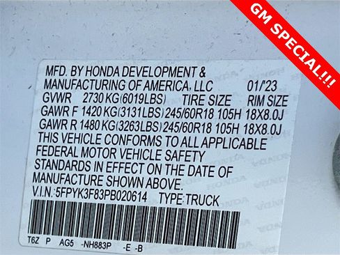 Used 2023 Honda Ridgeline Black Edition image 34