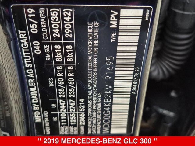 Used 2019 Mercedes-Benz GLC 300 4MATIC image 40