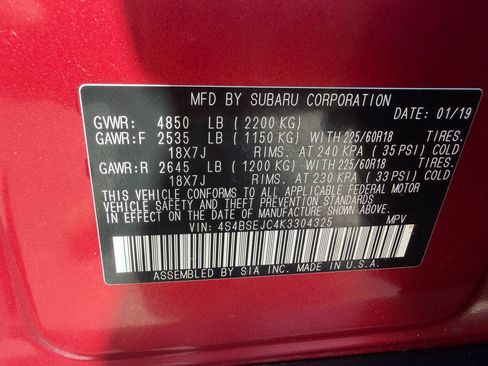 Used 2019 Subaru Outback 3.6R Limited AWD/4WD image 20