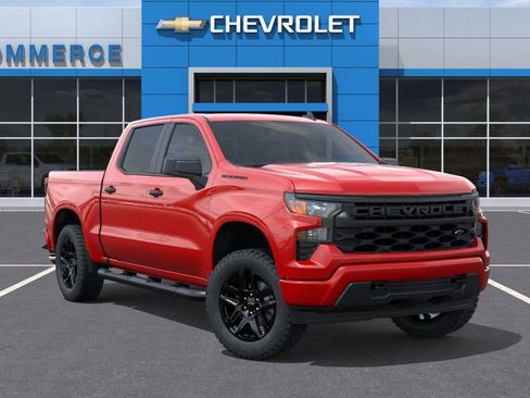 New 2026 Chevrolet Silverado 1500 Custom w/ Turbomax Blackout Package RWD image 8