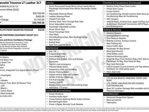 Used 2019 Chevrolet Traverse LT image 11