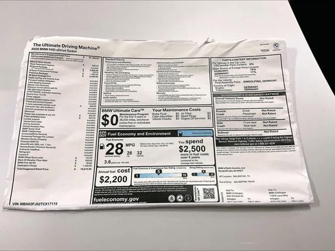 New 2026 BMW 540i xDrive w/ M Sport Package image 19