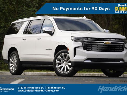 Used 2021 Chevrolet Suburban Premier w/ Premium Package RWD image 1