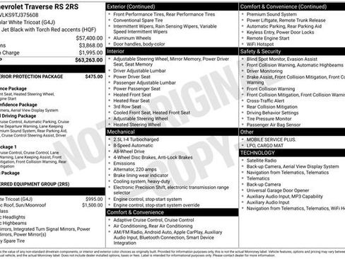 New 2026 Chevrolet Traverse RS AWD/4WD image 4