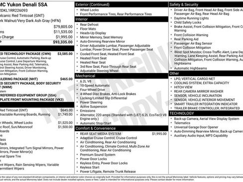 Certified 2024 GMC Yukon Denali w/ Advanced Technology Package AWD/4WD image 4
