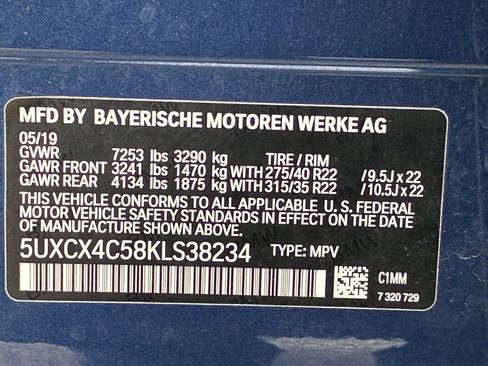 Used 2019 BMW X7 xDrive50i w/ Premium Package image 66