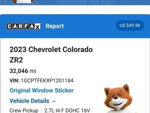 Used 2023 Chevrolet Colorado ZR2 AWD/4WD image 7
