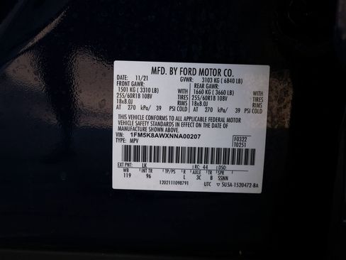 Used 2022 Ford Explorer 4WD Police Interceptor image 62