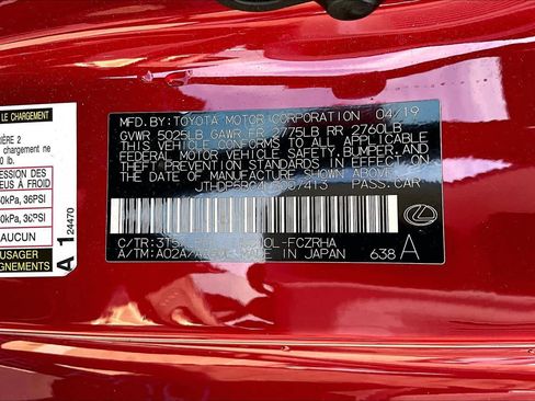 Certified 2020 Lexus RC F w/ Premium Package image 36