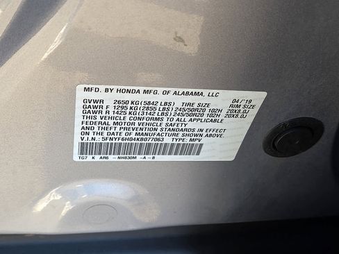 Used 2019 Honda Pilot Elite image 28