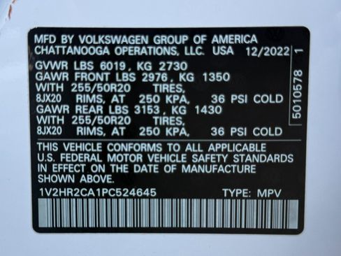 Used 2023 Volkswagen Atlas SE image 47
