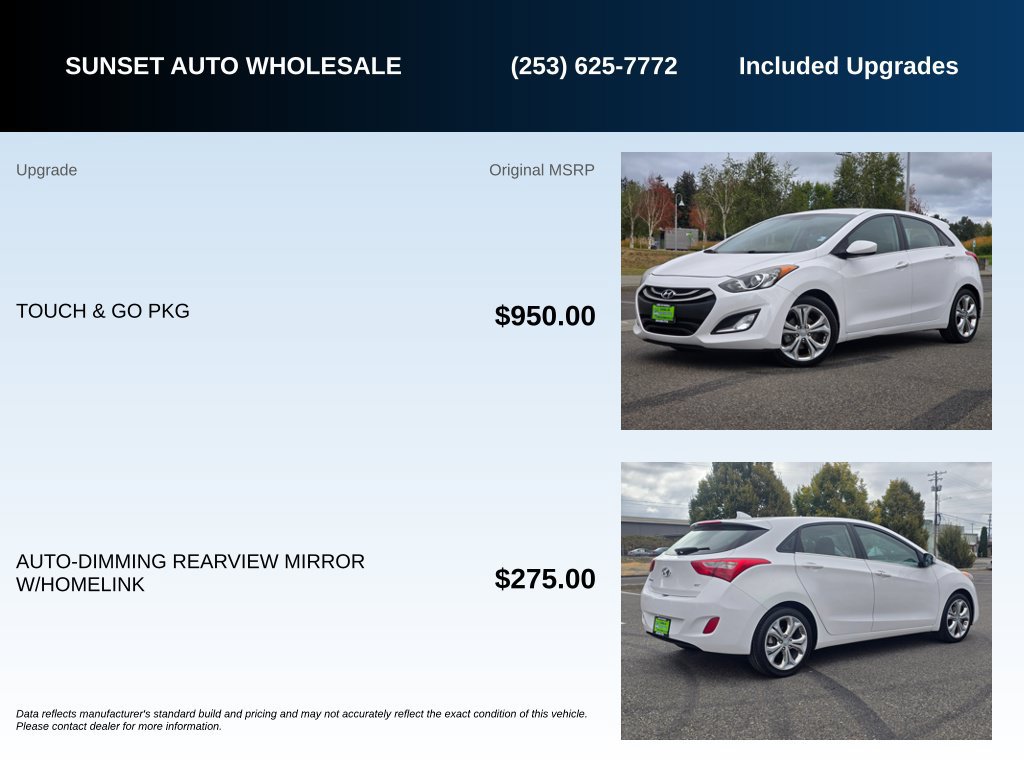 Used 2013 Hyundai Elantra GT w/ Touch & Go Pkg FWD image 22