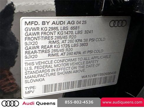 Certified 2025 Audi Q7 3.0T Premium Plus w/ Premium Plus Package image 32