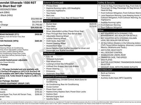 Certified 2022 Chevrolet Silverado 1500 RST w/ Z71 Off-Road Package AWD/4WD image 5
