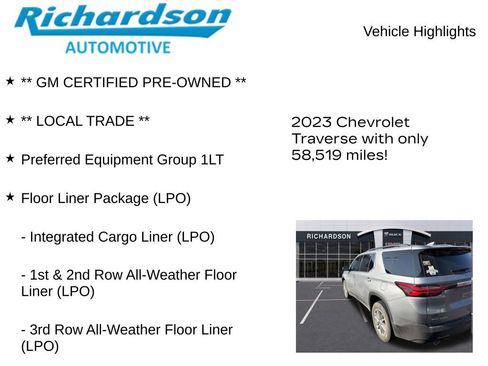 Used 2023 Chevrolet Traverse LT FWD image 11