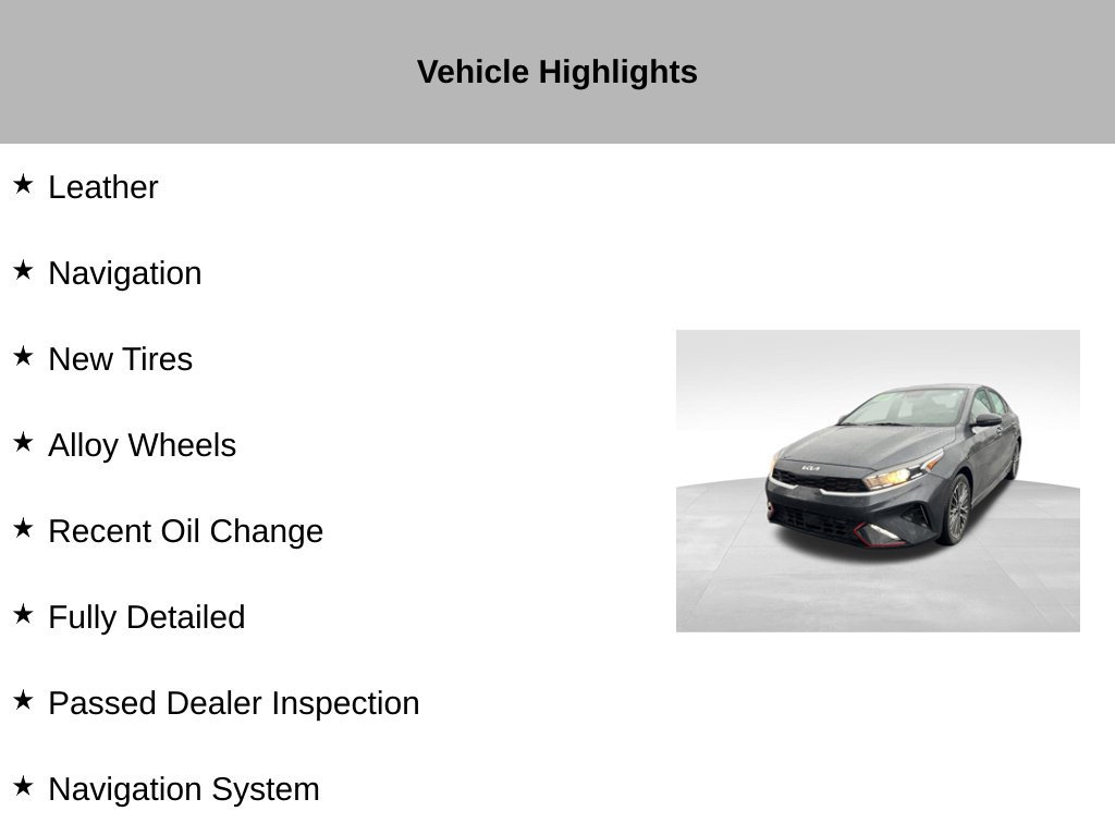 Certified 2024 Kia Forte GT-Line FWD image 10