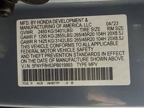 Certified 2023 Honda Passport EX-L image 42