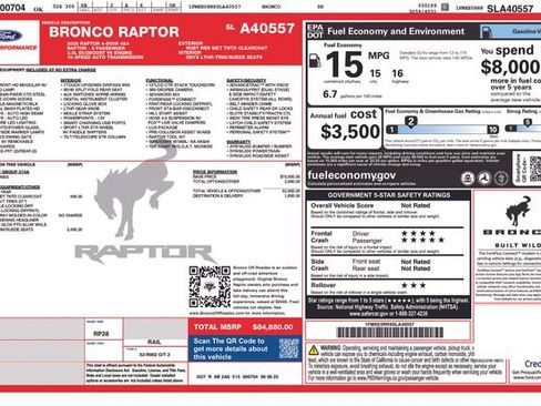 Used 2025 Ford Bronco Raptor AWD/4WD image 26