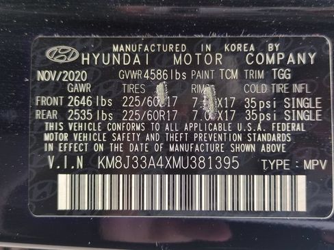 Certified 2021 Hyundai Tucson Value w/ Cargo Package FWD image 24