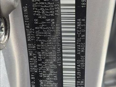 Used 2023 Toyota Camry LE FWD image 2