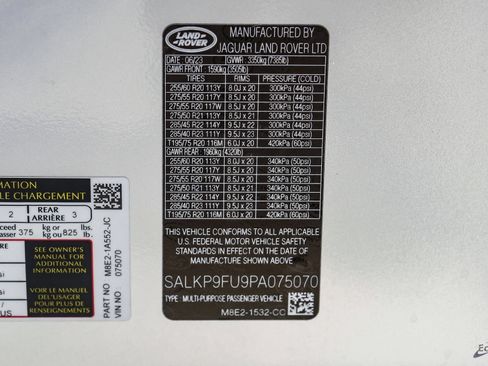 Used 2023 Land Rover Range Rover SE AWD/4WD image 93