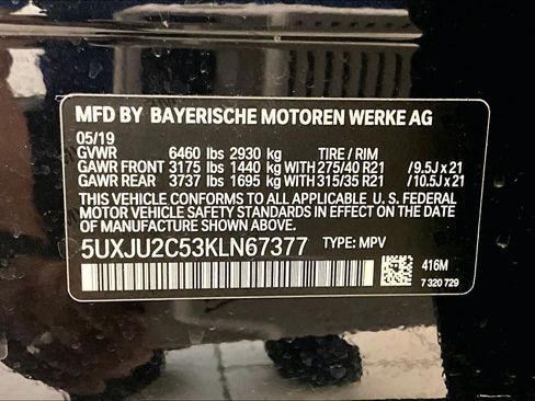 Used 2019 BMW X5 xDrive50i w/ M Sport Package AWD/4WD image 31