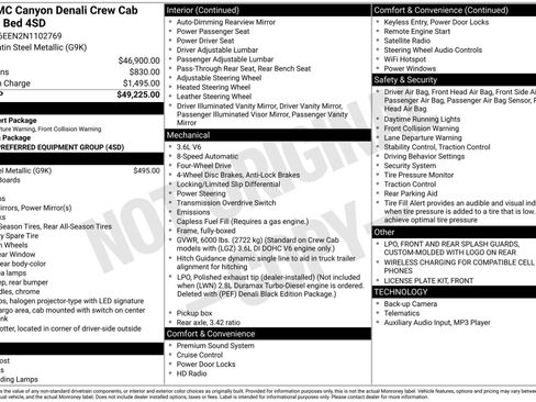 Certified 2022 GMC Canyon Denali AWD/4WD image 4