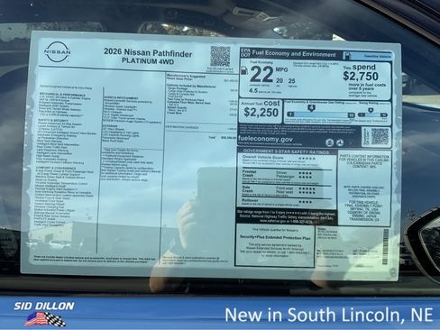 New 2026 Nissan Pathfinder Platinum w/ Cargo Package image 13