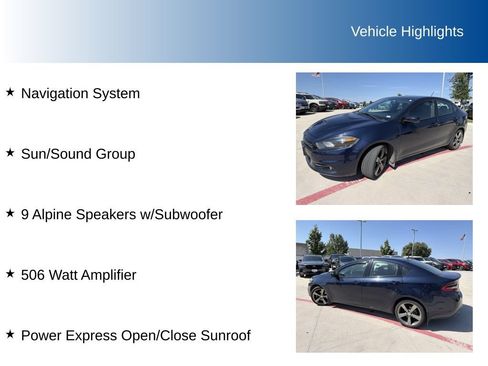 Used 2016 Dodge Dart GT w/ Sun/Sound Group FWD image 5