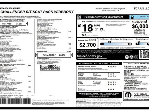 Used 2021 Dodge Challenger R/T Scat Pack image 3