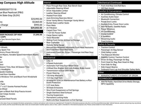 Used 2016 Jeep Compass High Altitude image 31