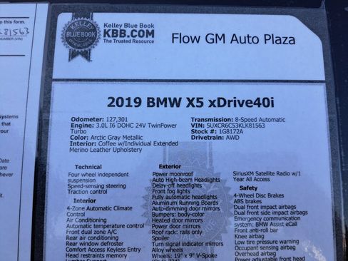 Used 2019 BMW X5 xDrive40i w/ Convenience Package image 35