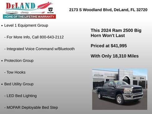Used 2024 RAM 2500 Big Horn w/ Bed Utility Group image 36