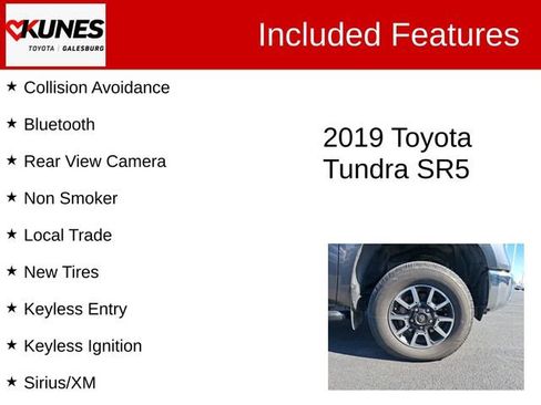 Used 2019 Toyota Tundra SR5 w/ TRD Off Road Package image 2