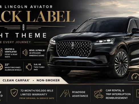 Certified 2024 Lincoln Aviator Black Label AWD/4WD image 3
