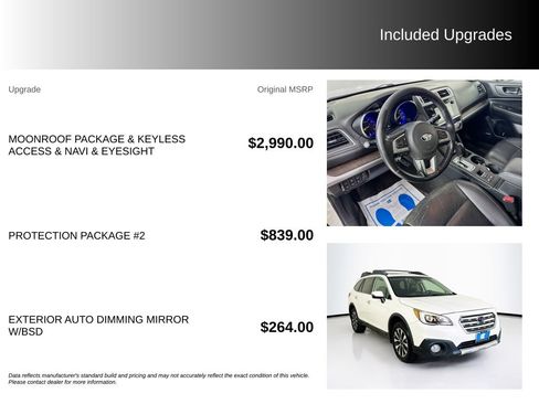 Used 2015 Subaru Outback 2.5i Limited AWD/4WD image 5
