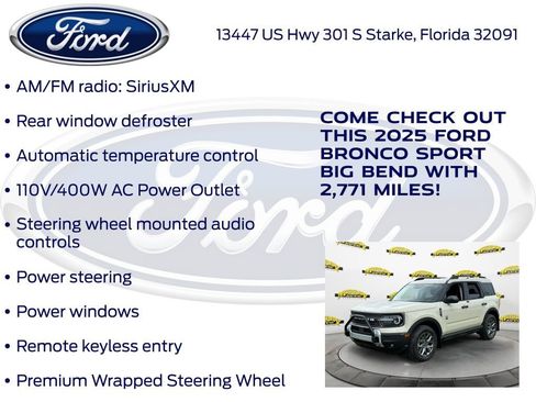 New 2025 Ford Bronco Sport Big Bend image 25