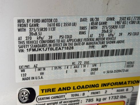 Used 2020 Ford Expedition Max XLT w/ Equipment Group 202A AWD/4WD image 34