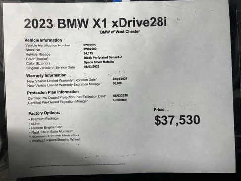 Certified 2023 BMW X1 xDrive28i image 20