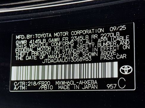 Used 2026 Toyota Prius LE FWD image 21