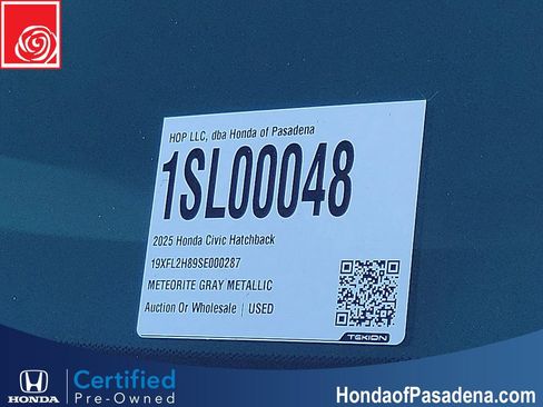 Certified 2025 Honda Civic Sport image 32