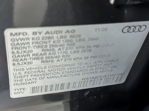 New 2026 Audi Q3 quattro 2.0T image 28