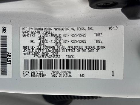 Used 2019 Toyota Tundra 1794 Edition image 30